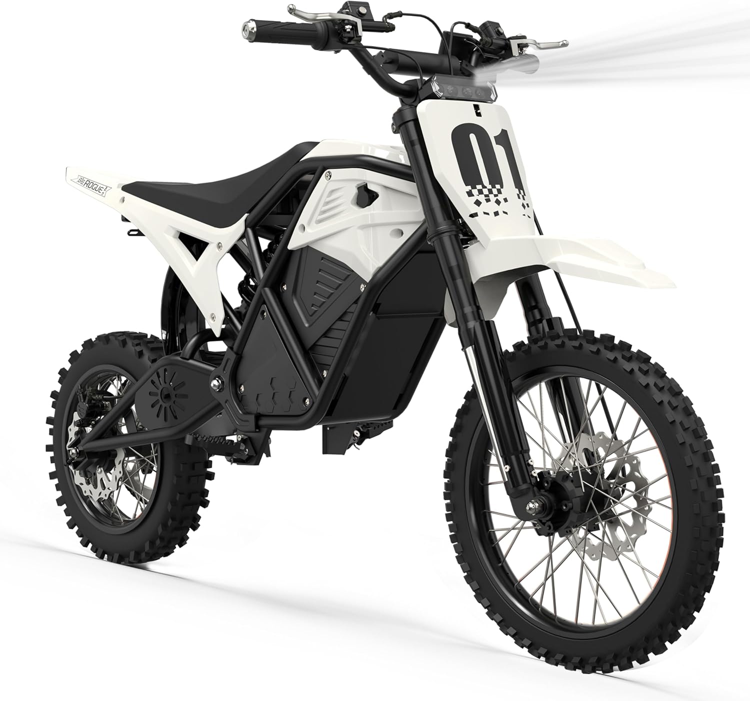 ESKUTE Electric Dirt Bike for Teens Adults, Mid-Drive Motor 3500W Peak, 220Nm Torque, Electric Motorcycle with 23Ah Battery, 53-Mile Range, 38mph, Hydraulic Nitrogen Dual Shock Absorbers, UL Certified