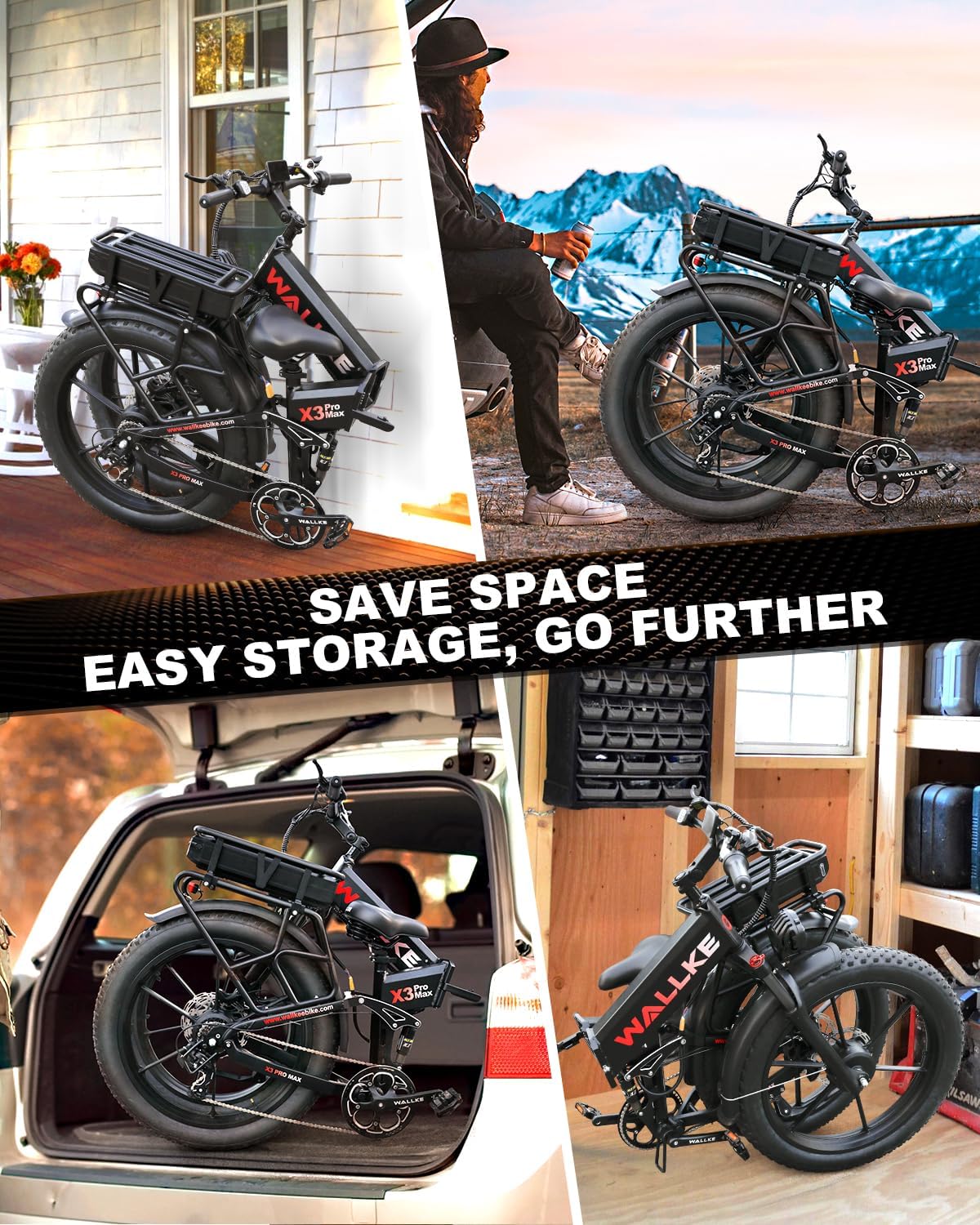 Wallke X3 Pro Max 2800W Dual Motor Electric Bike