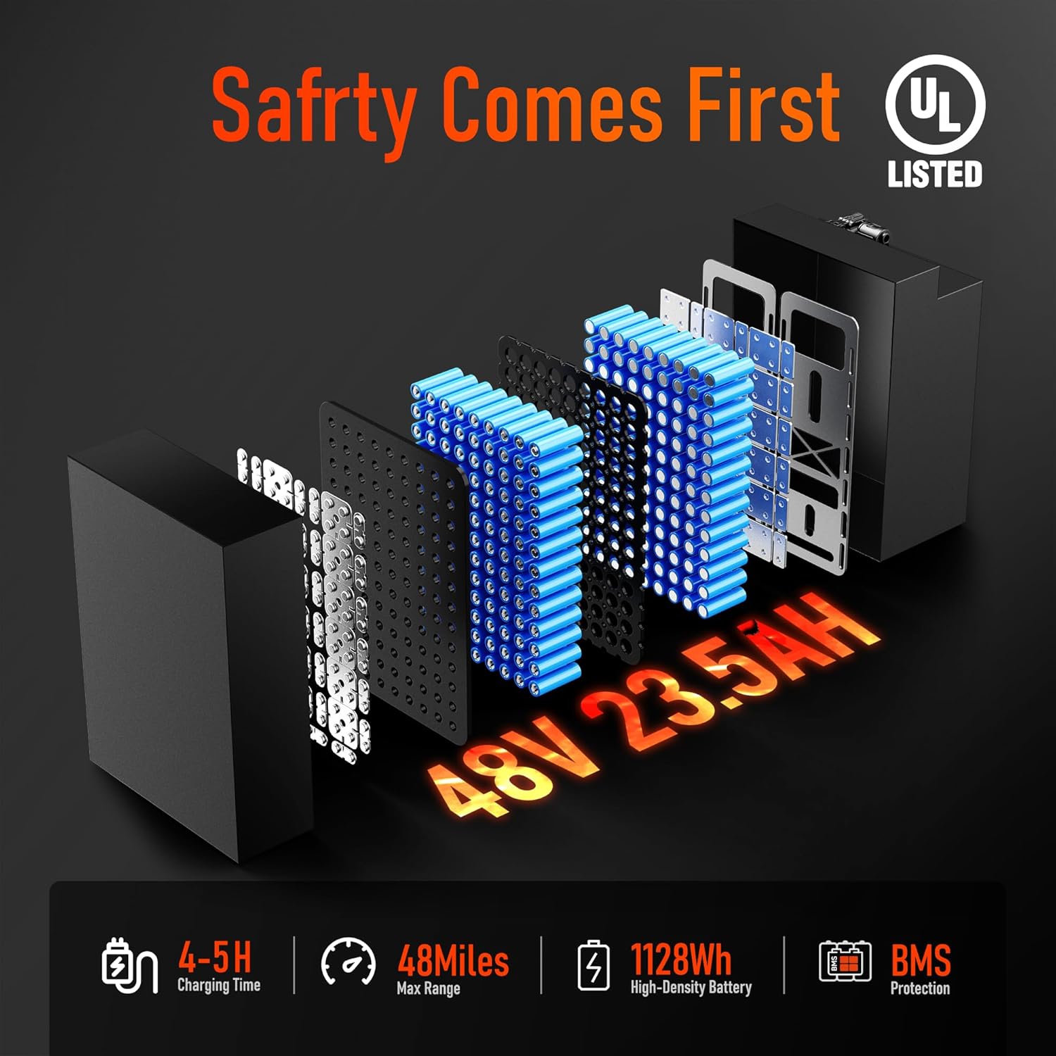 Electric Dirt Bike for Adults Teens, 3000W Brushless 220Nm Motor - 45° Slope, 38 MPH, 48V/23.5Ah Removable Battery, Dual Hydraulic Brakes & Full Suspension Electric Motorcycle for 13+