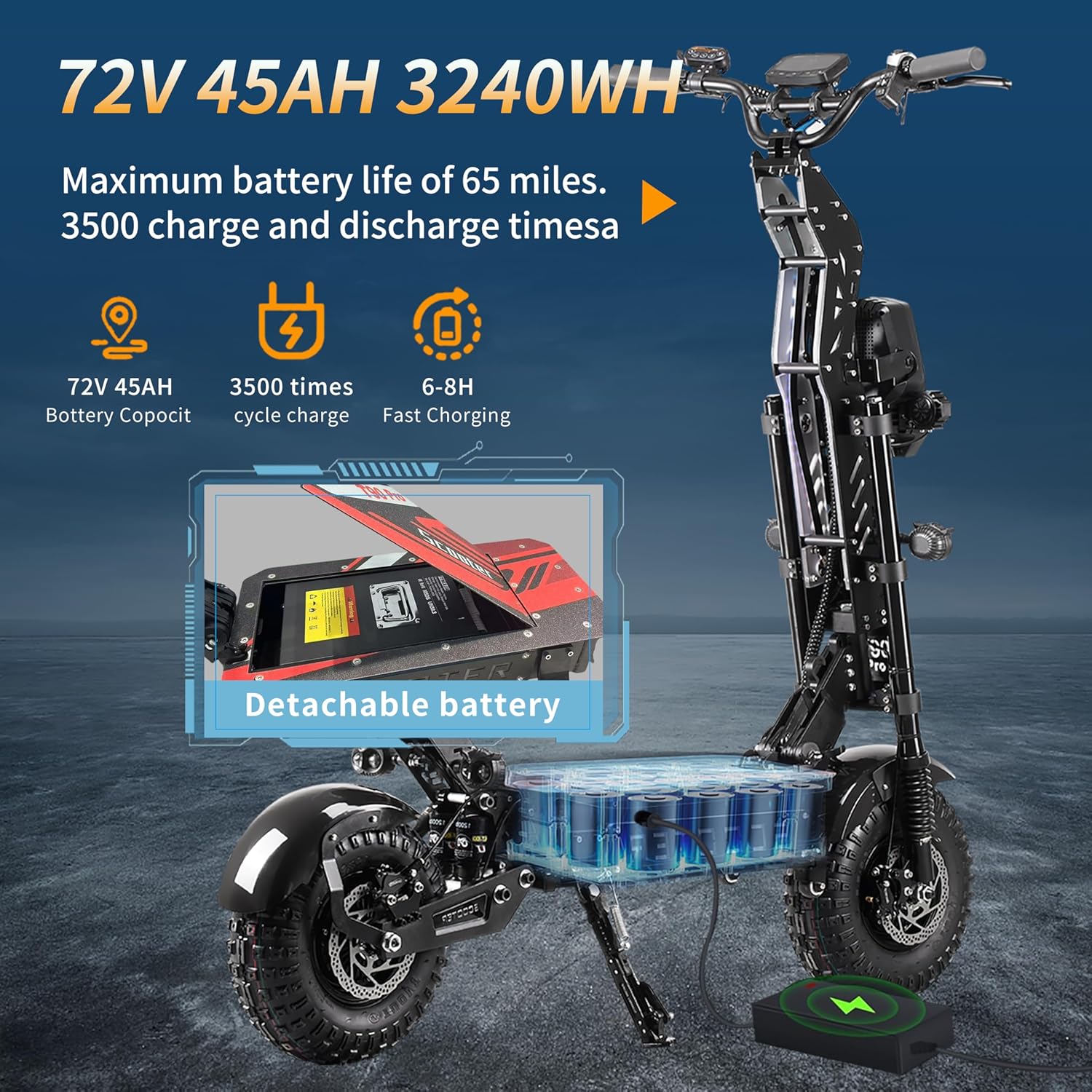 Tryndamere T90 Pro Electric Scooter