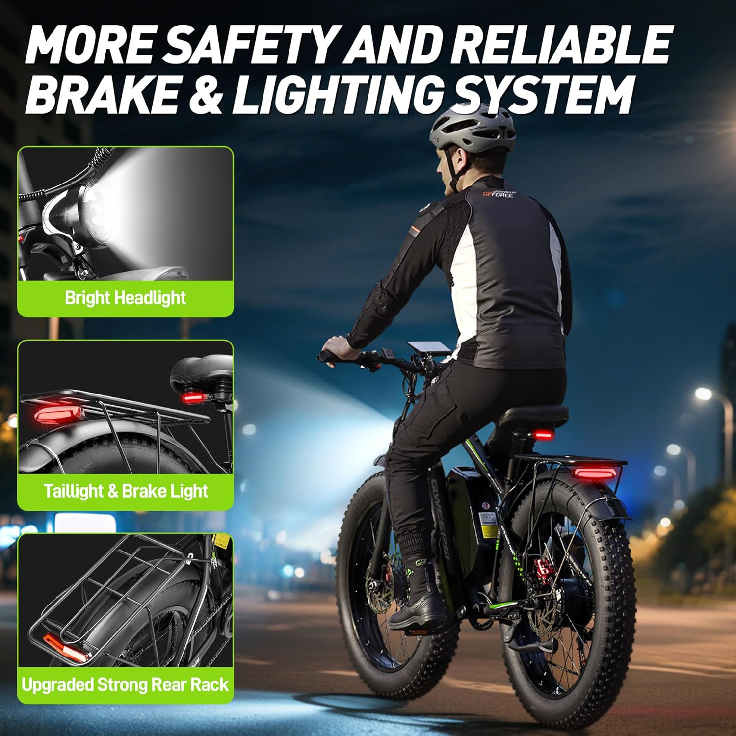 Dual Motor Ebike 6000W Peak for Adults - 58V 34AH Battery Fast 47MPH E-Bike 24 Inch Fat Tire Electric Bike LCD Display 105 Miles Range for All Terrain