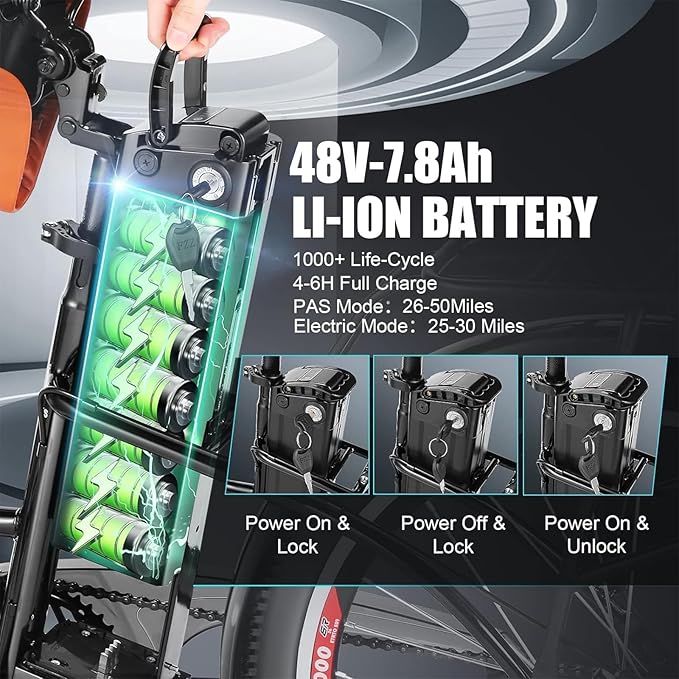 ANCHEER 26'' Electric Bike