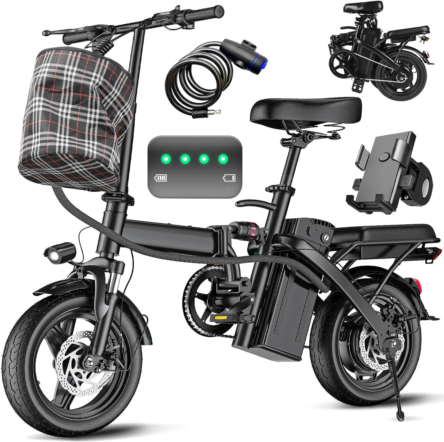 Electric Bike for Adults, 26" Commuter Ebikes