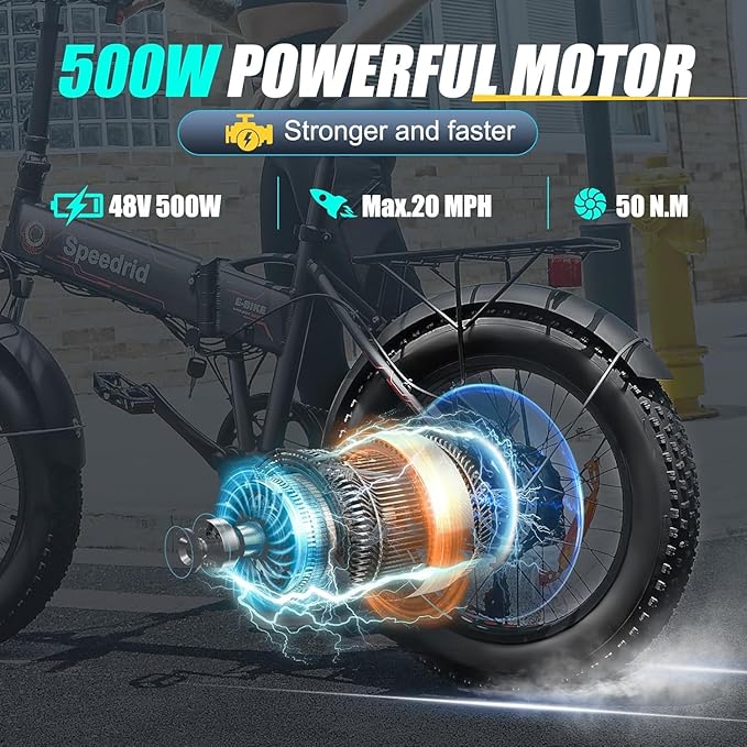 ANCHEER Folding Electric Bike