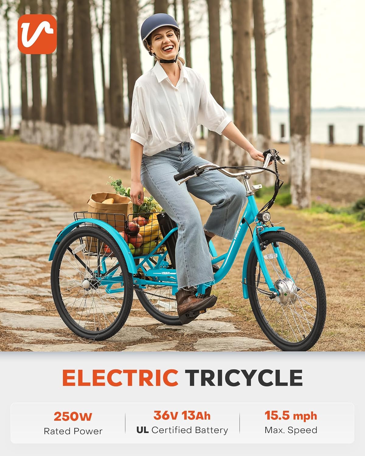 VIRIBUS ‎AAE-L1AB-AG Electric Tricycle