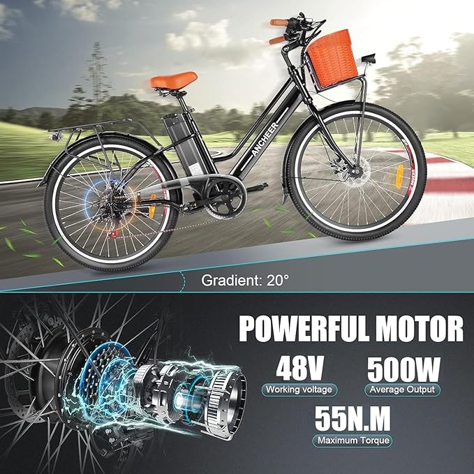 ANCHEER 26'' Electric Bike