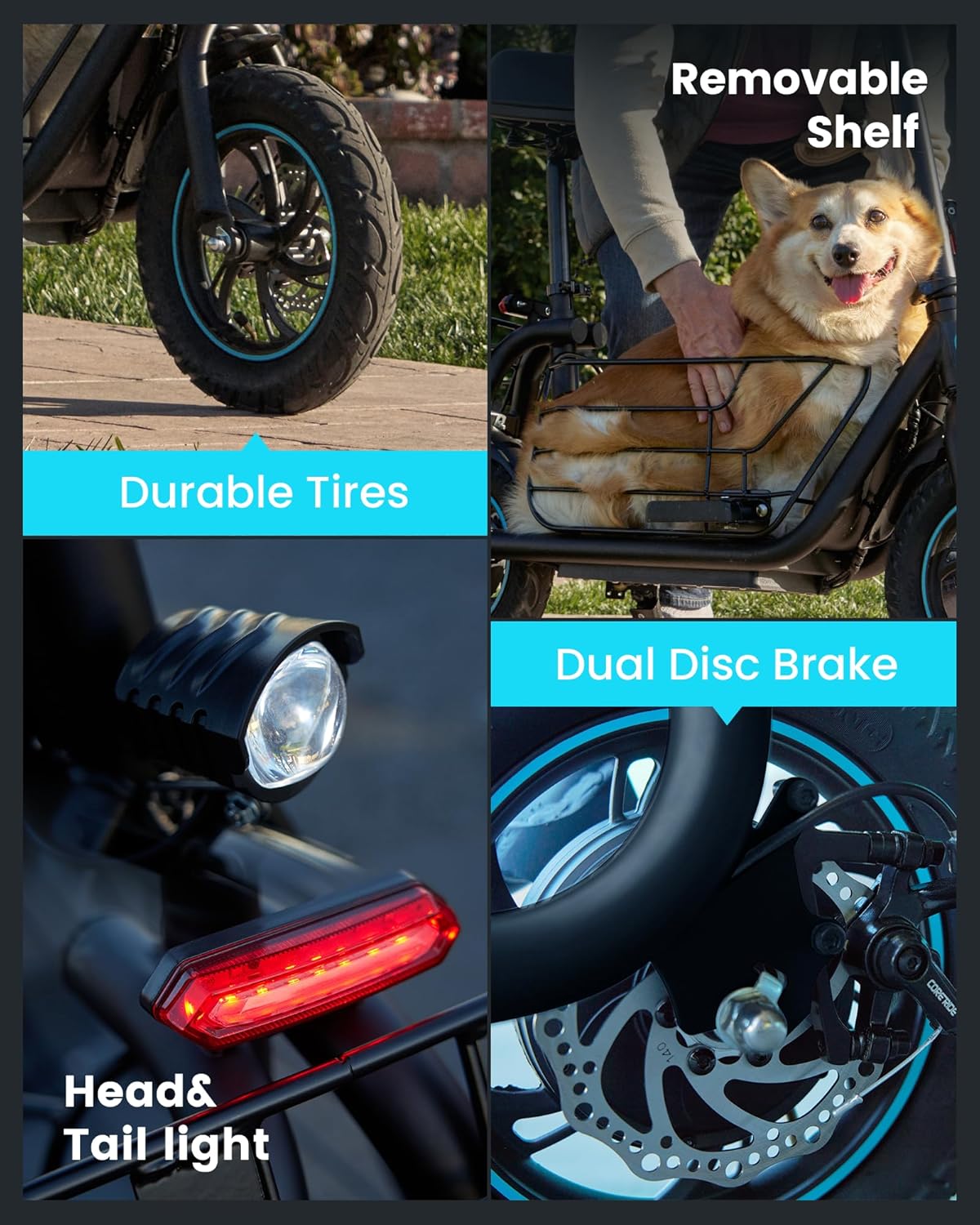 Gyroor ‎C1S Adults Electric Scooter