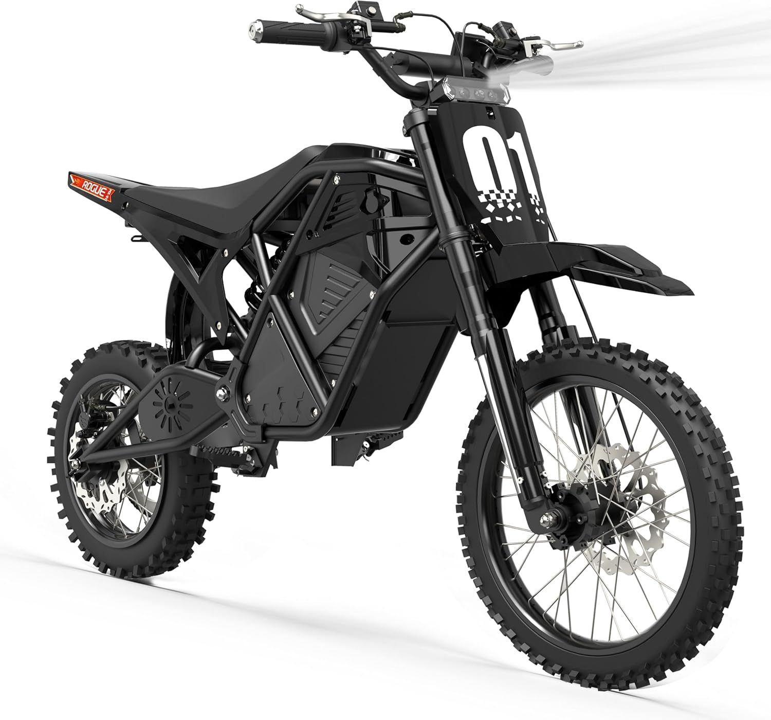 ESKUTE Electric Dirt Bike for Teens Adults, Mid-Drive Motor 3500W Peak, 220Nm Torque, Electric Motorcycle with 23Ah Battery, 53-Mile Range, 38mph, Hydraulic Nitrogen Dual Shock Absorbers, UL Certified