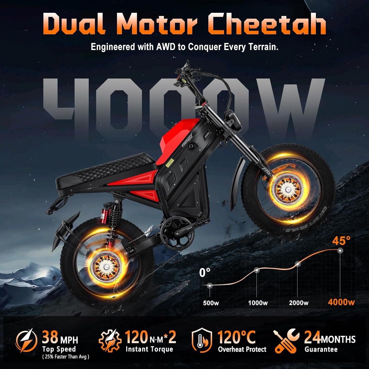 FREESKY 4000W Dual Motor Electric